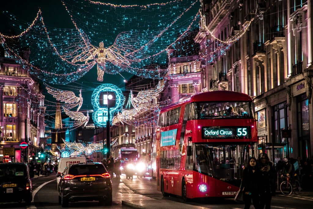 Christmas lights Oxford Street